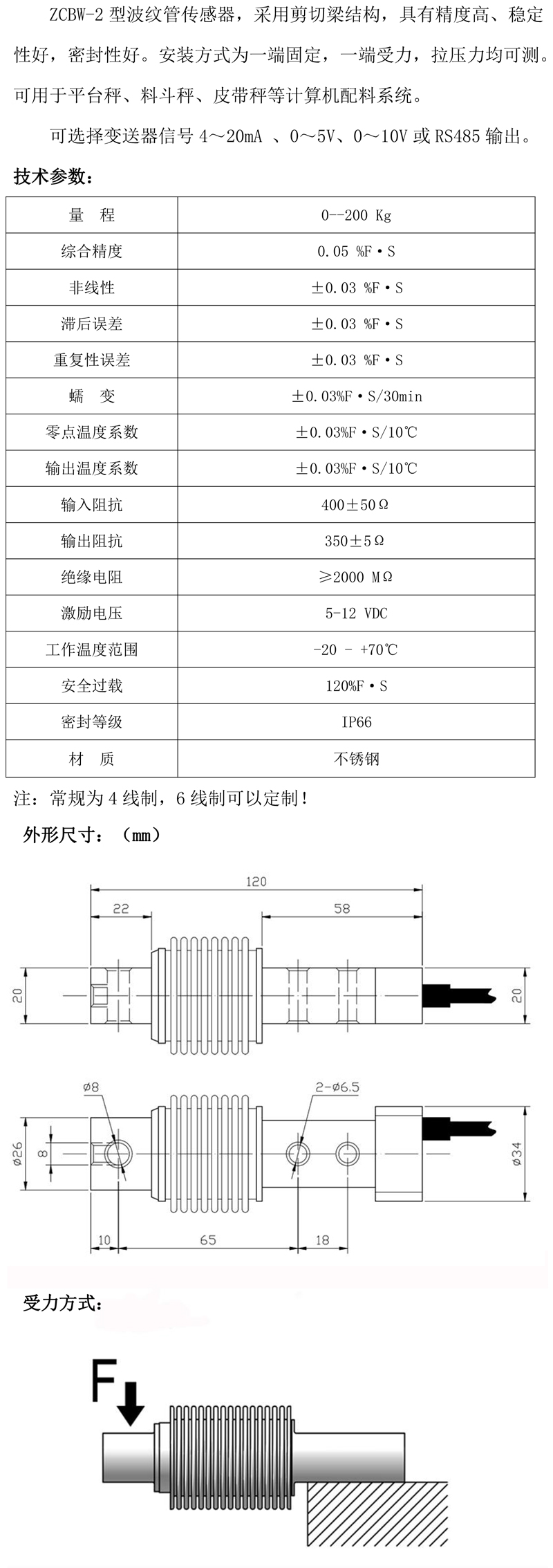 ZCBW-2 (0--200 Kg）