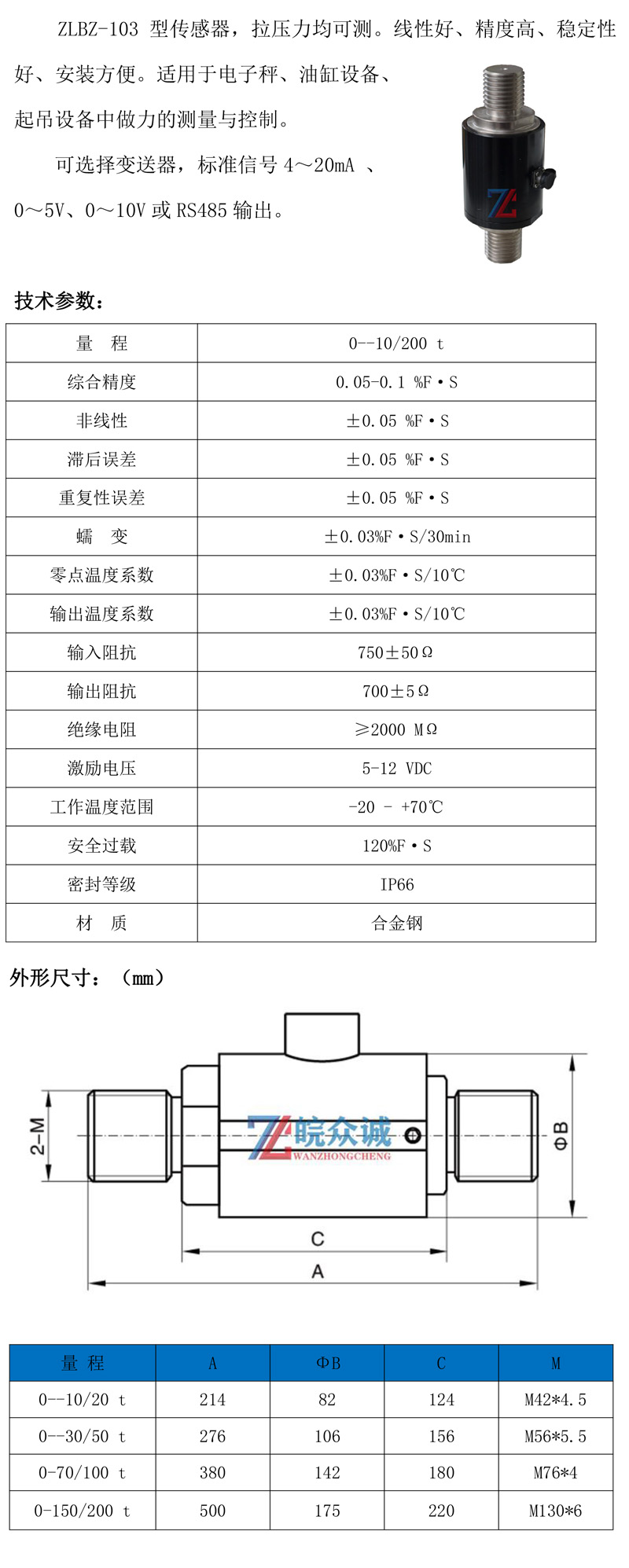  ZLBZ-103 （0--10/200 t）